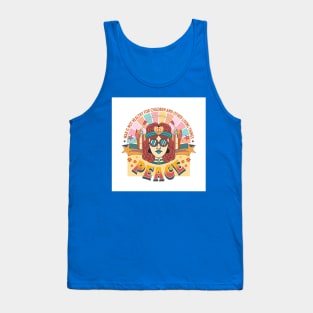 Love 60s & Peace! War Is Not Healthy For Children Tank Top